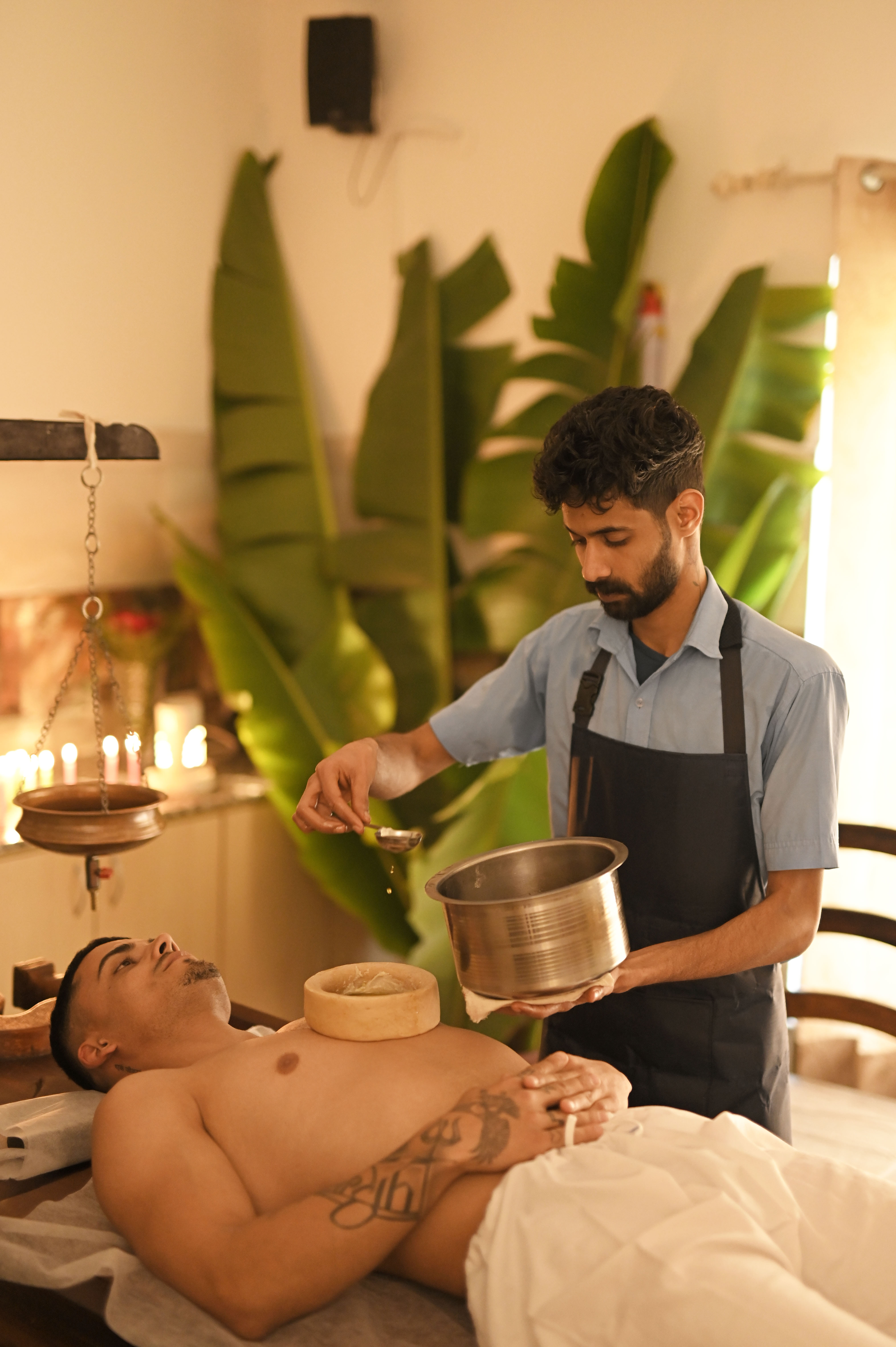 Panchakarma treatment room at VVAC